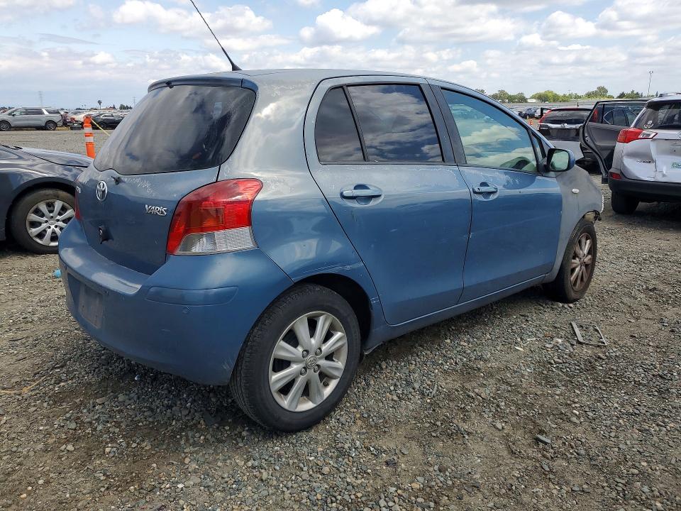 2011 Toyota Yaris VIN JTDKT4K30B5334968 COPART salvage auction — FRONT END, Ca - Salvage Certificate, sold $15 on 2026-07-28 (photo 3)