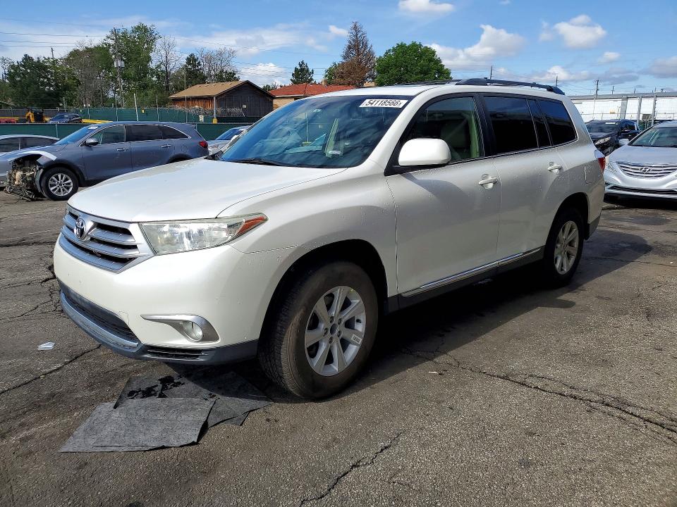 2012 Toyota Highlander VIN 5TDBK3EH3CS172687 COPART salvage auction — UNDERCARRIAGE, Co - Salvage Title, sold $275 on 2026-07-14 (photo 1)