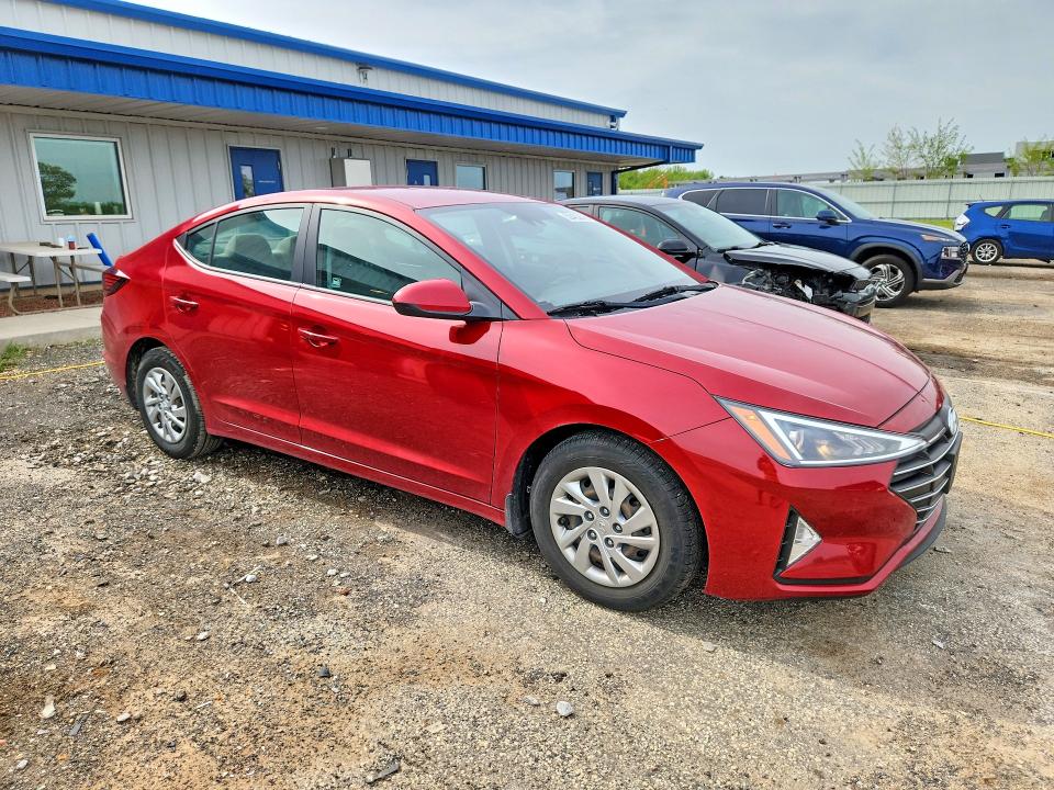 2020 Hyundai Elantra VIN KMHD74LF1LU899447 COPART salvage auction — HAIL, Wi - Salvage - Multiple Brands, sold $1,700 on 2026-07-07 (photo 4)