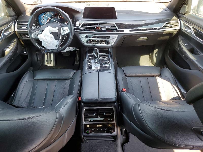 2019 BMW 7 series VIN WBA7E4C51KGV28667 COPART salvage auction — FRONT END, Ca - Salvage Certificate, sold $8,000 on 2026-07-16 (photo 8)