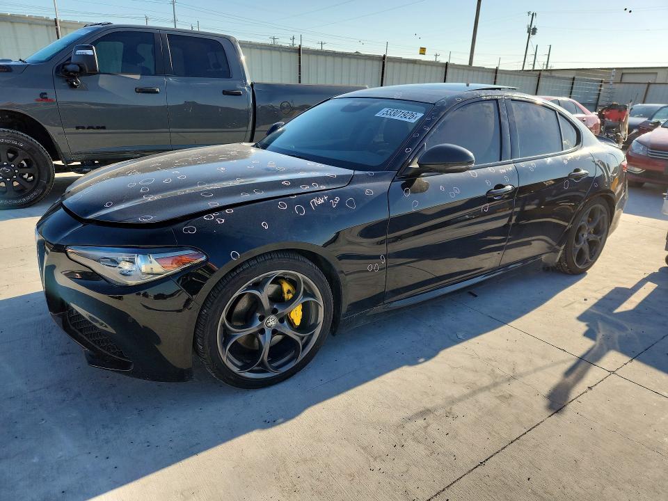 2019 Alfa romeo Giulia VIN ZARFANBN3K7623125 — COPART salvage auction photo