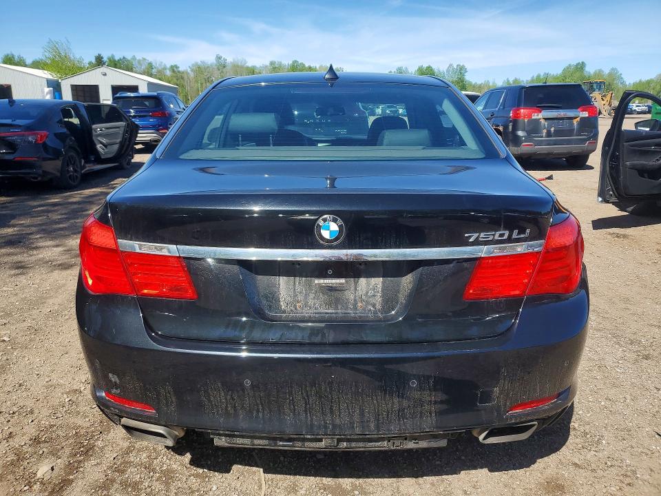 2010 BMW 7 series VIN WBAKC8C54AC431427 COPART salvage auction — REAR END, On - Permit Salvage, sold $2,000 on 2026-08-04 (photo 6)
