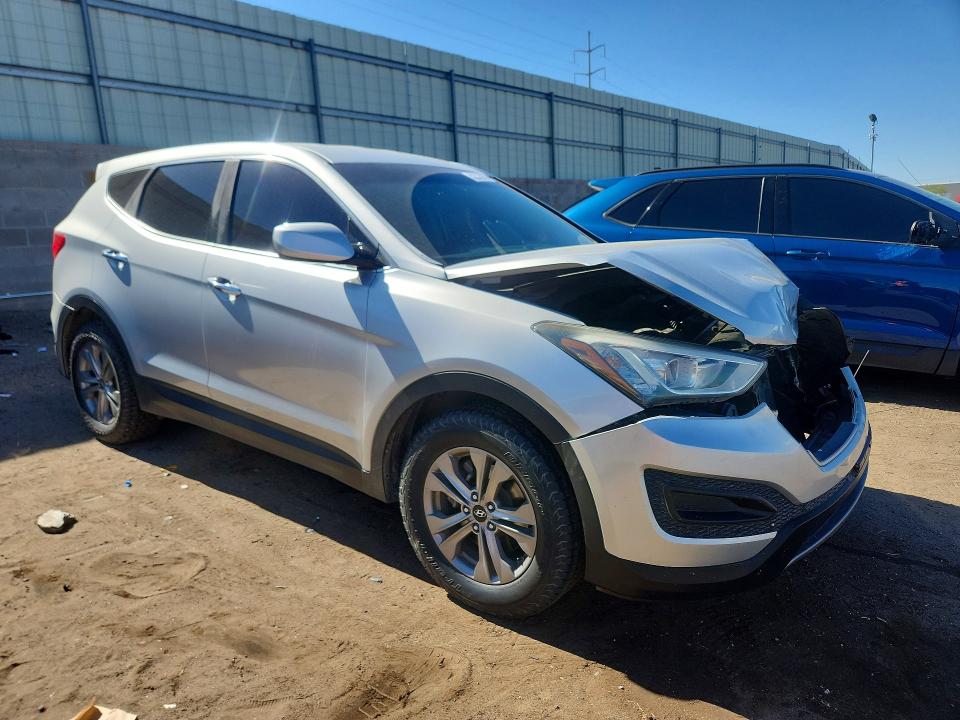 2015 Hyundai Santa fe VIN 5XYZTDLBXFG299308 COPART salvage auction — FRONT END, Nm - Cert Of Title-Salvage, sold $525 on 2026-07-23 (photo 4)