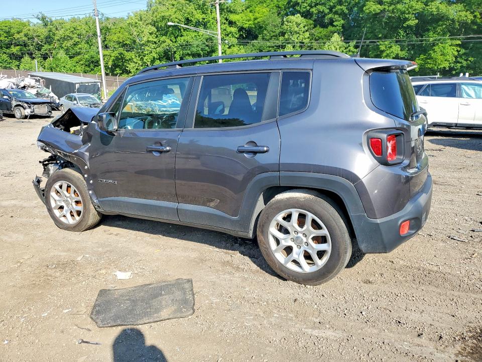 2018 Jeep Renegade VIN ZACCJABB7JPJ48685 COPART salvage auction — FRONT END, Md - Cert Of Salvage > 75% Damage, sold $475 on 2026-07-14 (photo 2)