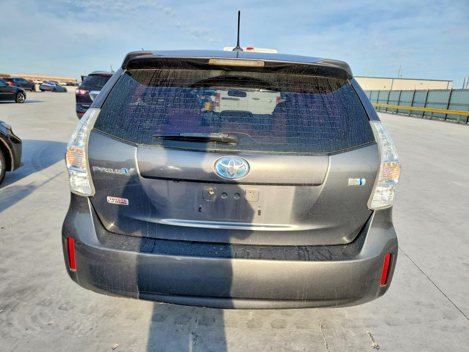 2012 Toyota Prius VIN JTDZN3EUXC3156507 COPART salvage auction — SIDE, Tx - Salvage Vehicle Title, sold $1,150 on 2026-07-07 (photo 6)