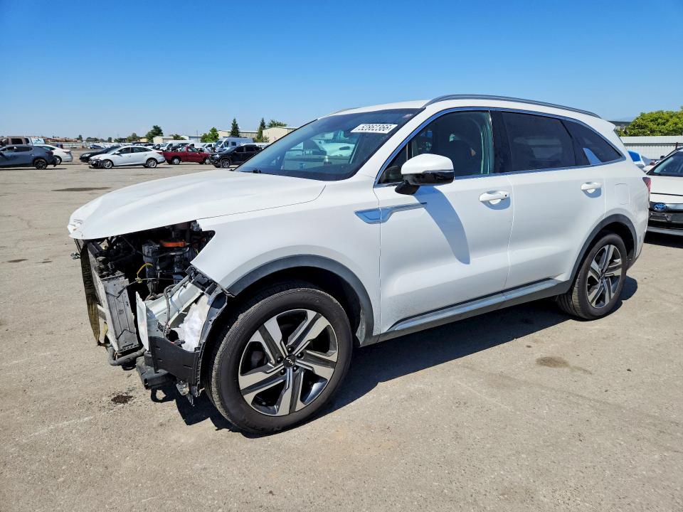 2023 Kia Sorento VIN KNDRHDLG5P5175857 COPART salvage auction — FRONT END, Ca - Salvage Certificate, sold $8,100 on 2026-07-10 (photo 1)