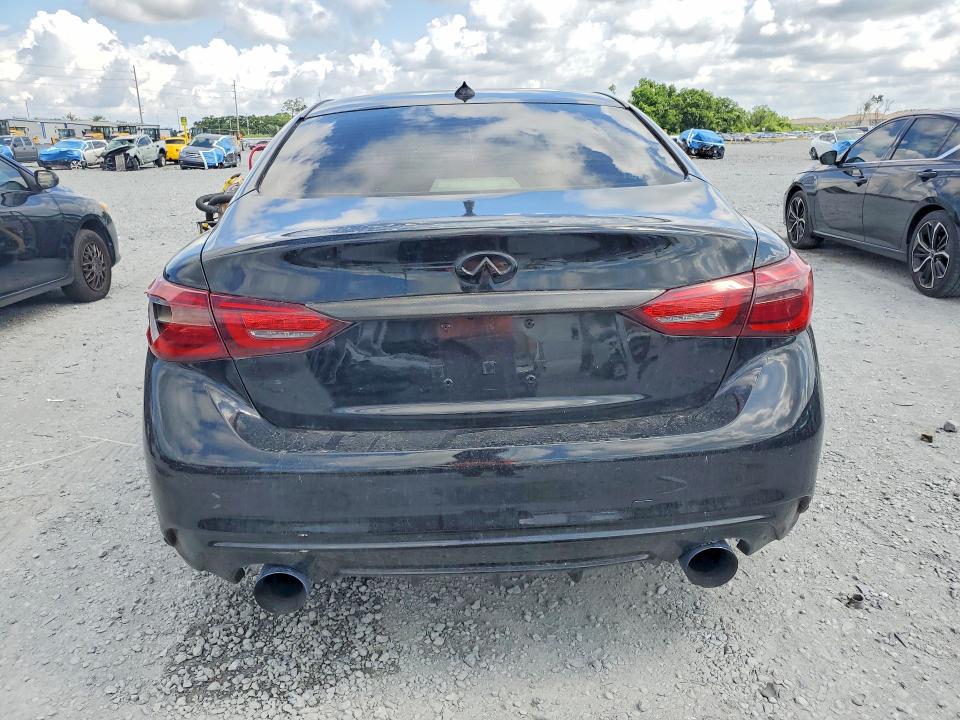 2018 Infiniti Q50 VIN JN1EV7AR7JM445104 COPART salvage auction — FRONT END, MD - CERT OF TITLE-REBUILT SALVAGE (P), sold $1,250 on 2026-07-17 (photo 6)
