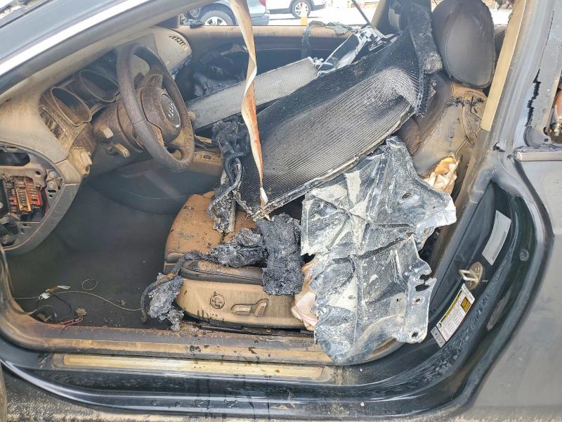 2013 Audi A5 VIN WAULFAFR9DA077518 COPART salvage auction — BURN, Sc - Cert Of Title-Salvage Fire, sold $350 on 2026-07-20 (photo 7)