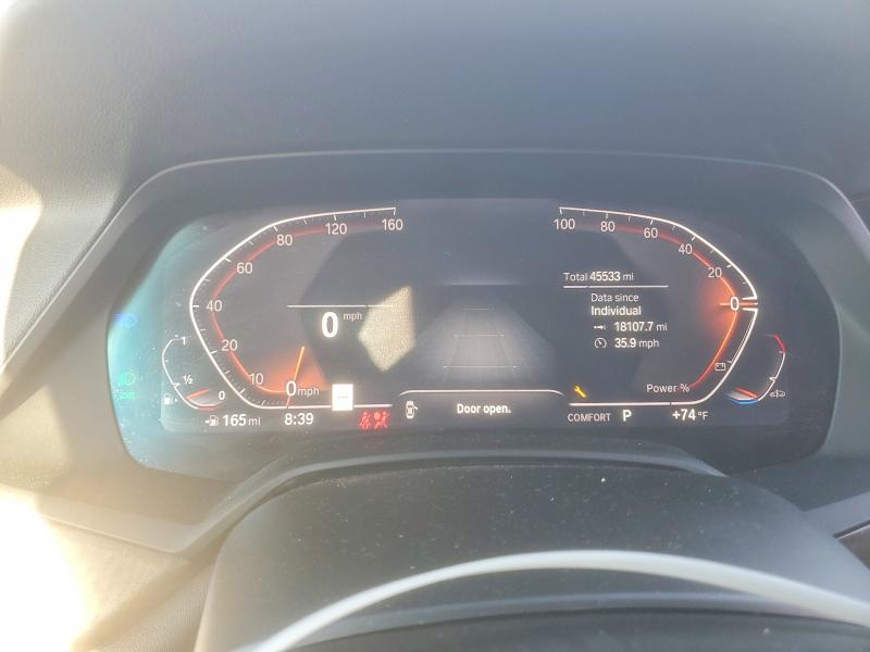 2022 BMW X5 VIN 5UXCR6C00N9N37423 COPART salvage auction — Burn Interior, Tx - Nonrepairable Title, sold $6,900 on 2026-07-30 (photo 9)