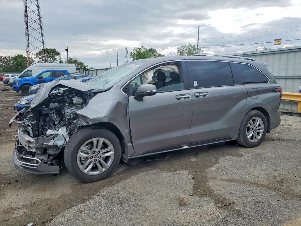 2026 Toyota Sienna VIN 5TDZSKFC5TS242881 COPART salvage auction — FRONT END, In - Cert Of Title-Salvage Title, sold $14,500 on 2026-07-20 (photo 1)