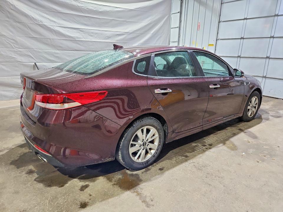 2018 Kia Optima VIN 5XXGT4L39JG200927 COPART salvage auction — MECHANICAL, NH - CERT OF TITLE-SALVAGE, sold $1,400 on 2026-07-02 (photo 3)