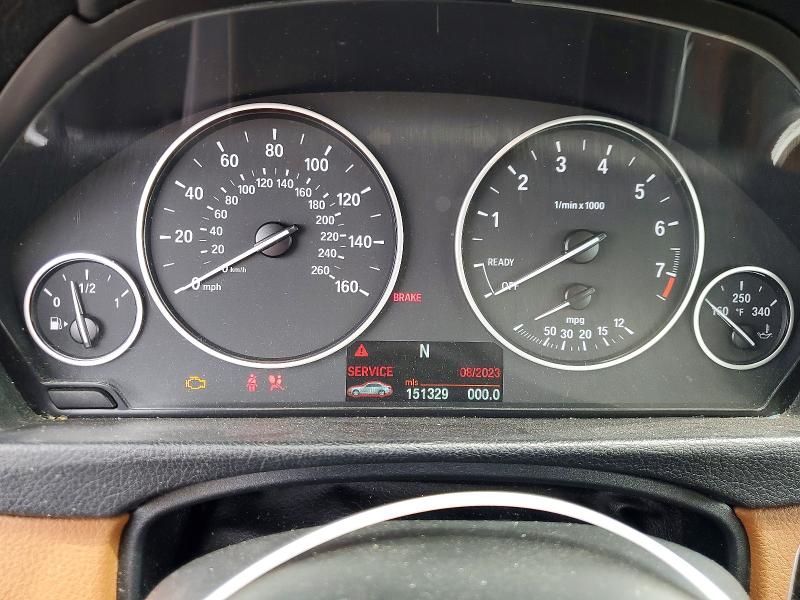 2013 BMW 3er VIN WBA3B3C52DF540109 COPART salvage auction — MECHANICAL, Tn - Salvage Certificate, sold $575 on 2026-07-08 (photo 9)