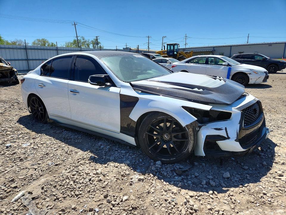 2014 Infiniti Q50 VIN JN1BV7AP7EM693084 COPART salvage auction — FRONT END, Il - Salvage Certificate, sold $425 on 2026-07-22 (photo 4)