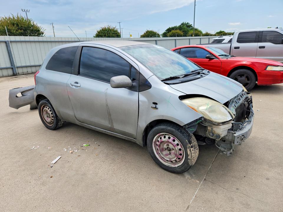 2008 Toyota Yaris VIN JTDJT923185209611 COPART salvage auction — FRONT END, Tx - Salvage Vehicle Title, sold $650 on 2026-07-09 (photo 4)