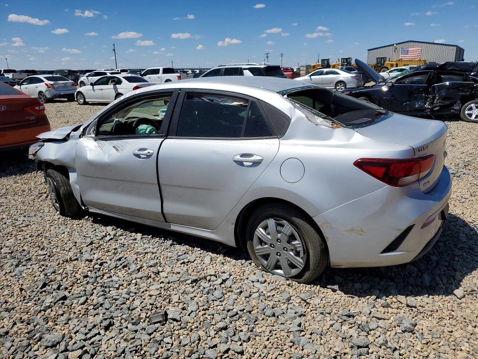 2023 Kia Rio VIN 3KPA24AD0PE618251 COPART salvage auction — FRONT END, Tx - Certificate Of Title (P), sold $3,200 on 2026-07-09 (photo 2)