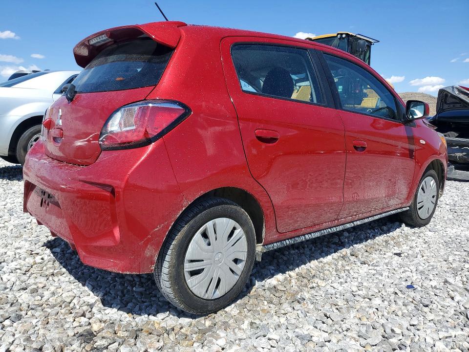 2024 Mitsubishi Mirage VIN ML32AUHJ9RH016127 COPART salvage auction — FRONT END, Az - Cert Of Title - Salvage, sold $2,700 on 2026-07-06 (photo 3)