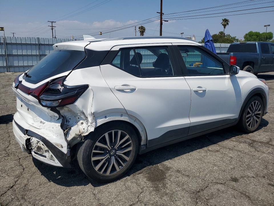 2021 Nissan Kicks VIN 3N1CP5CV7ML505803 COPART salvage auction — REAR END, Ca - Salvage Certificate, sold $2,450 on 2026-07-09 (photo 3)