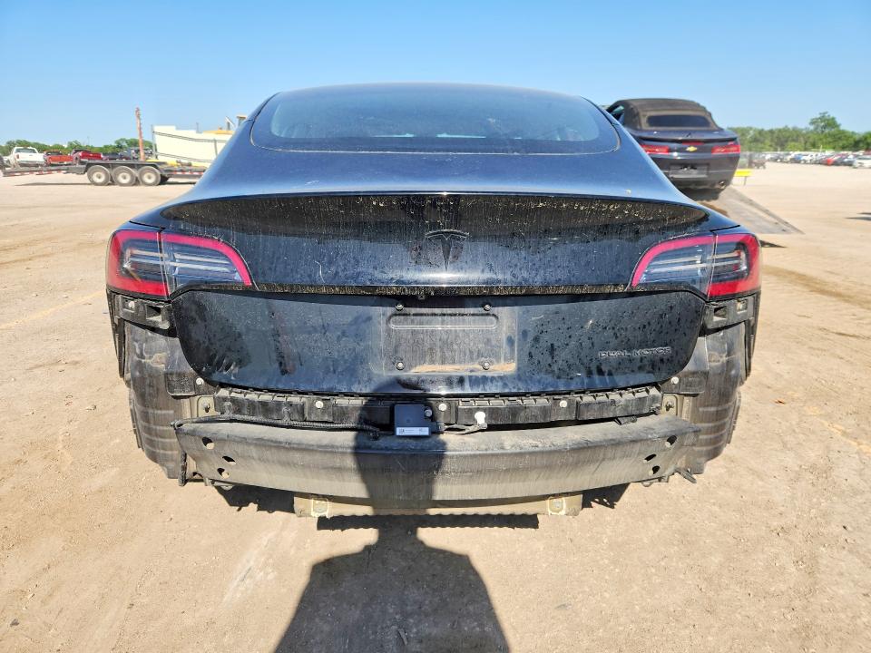 2018 Tesla VIN 5YJ3E1EB1JF183846 COPART salvage auction — REAR END, Ks - Cert Of Title-Salvage, sold $200 on 2026-07-22 (photo 6)
