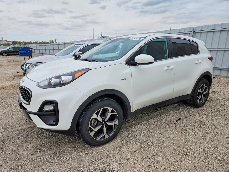 2020 Kia Sportage VIN KNDPMCAC2L7812571 COPART salvage auction — HAIL, Ia - Cert Of Title-Salvage Title, sold $250 on 2026-07-29 (photo 1)