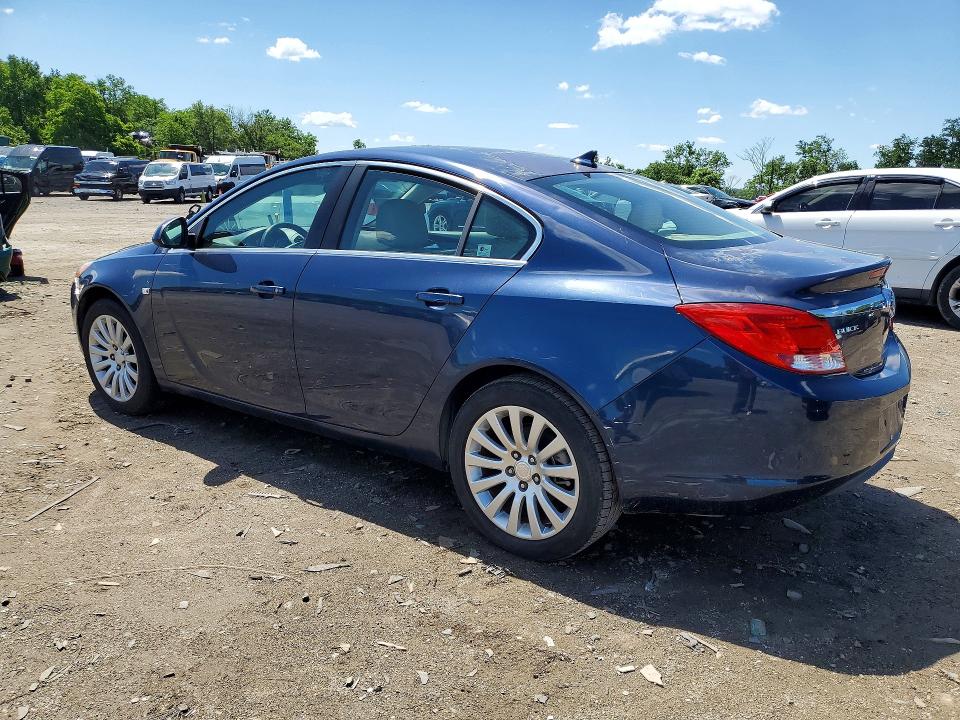 2011 Buick Regal VIN W04GP5EC9B1025299 COPART salvage auction — FRONT END, Md - Cert Of Salvage > 75% Damage, sold $400 on 2026-07-02 (photo 2)