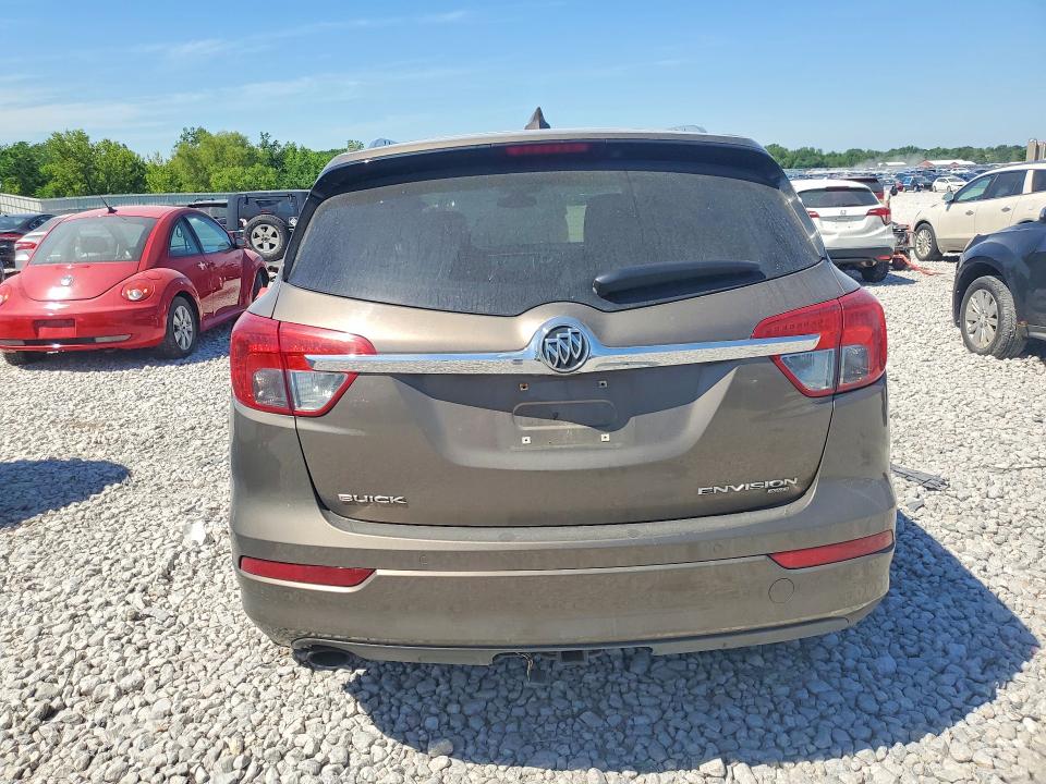 2017 Buick Envision VIN LRBFXDSA8HD164389 COPART salvage auction — FRONT END, Mi - Certificate Of Title, sold $925 on 2026-07-09 (photo 6)