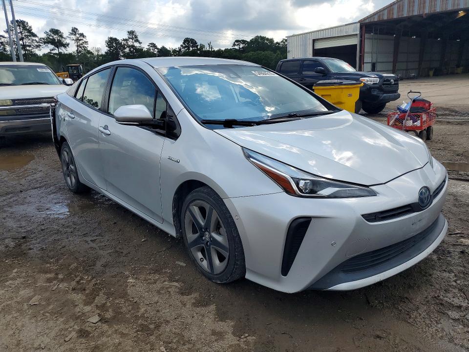 2020 Toyota Prius VIN JTDKARFU3L3125114 COPART salvage auction — REAR END, La - Cert Of Title-Salvage, sold $4,850 on 2026-07-17 (photo 4)