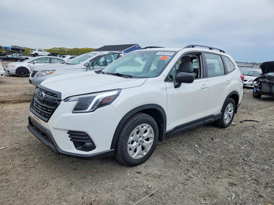 2022 Subaru Forester VIN JF2SKACC5NH440420 COPART salvage auction — FRONT END, Ma - Cert Of Title-Salvage, sold $4,900 on 2026-07-08 (photo 1)
