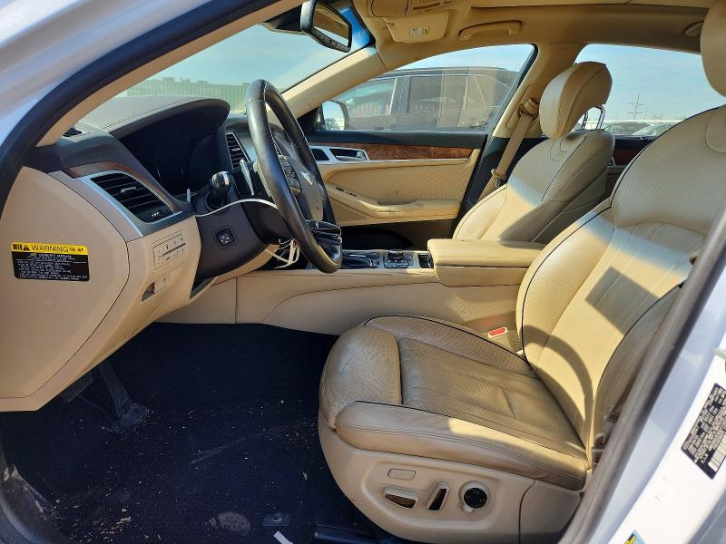 2016 Hyundai Genesis VIN KMHGN4JE8GU113324 COPART salvage auction — FRONT END, Il - Salvage Certificate, sold $1,500 on 2026-07-30 (photo 7)