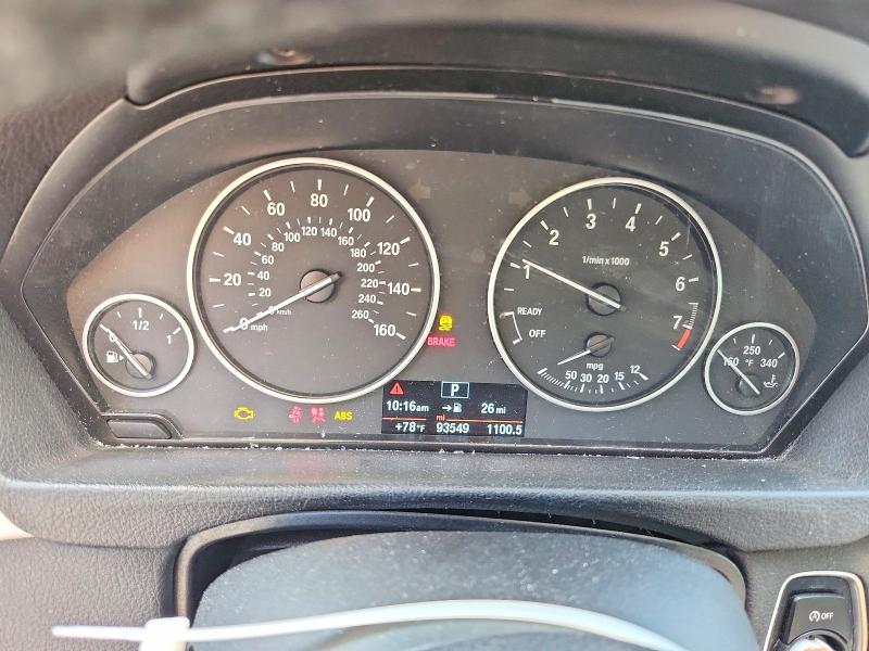 2018 BMW 3er VIN WBA8A3C51JA505465 COPART salvage auction — FRONT END, Id - Salvage Certificate Of Title, sold $1,200 on 2026-08-14 (photo 9)
