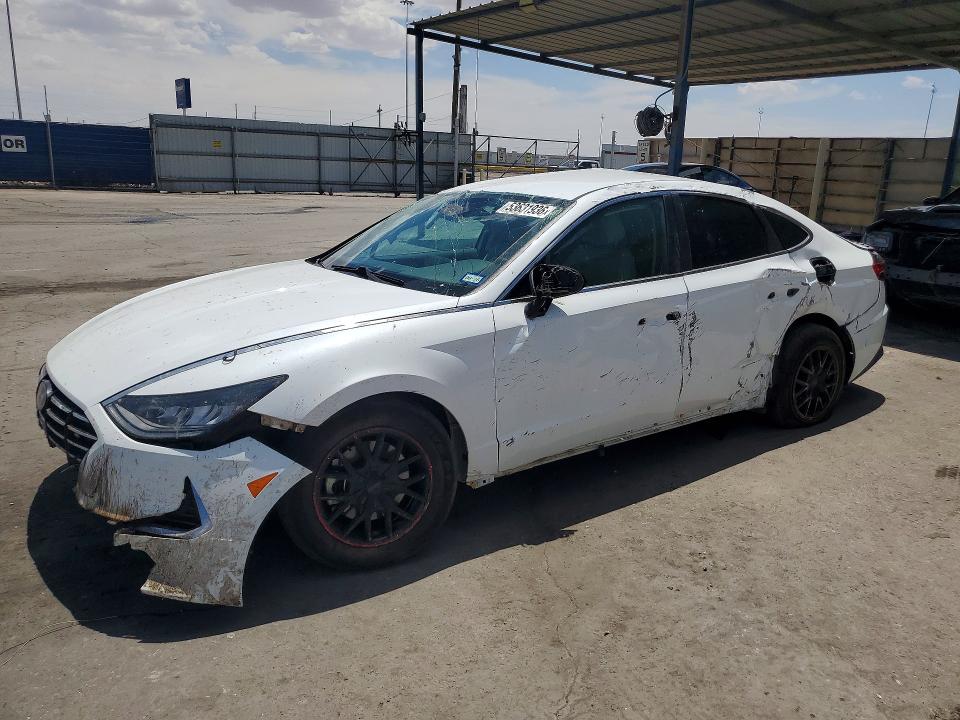 2020 Hyundai Sonata VIN 5NPEG4JA7LH020205 COPART salvage auction — ROLLOVER, Tx - Salvage Vehicle Title, sold $1,700 on 2026-07-17 (photo 1)