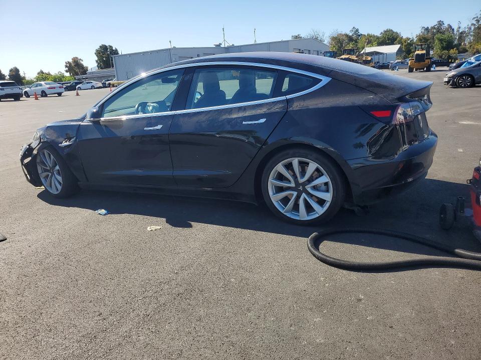 2018 Tesla Model 3 VIN 5YJ3E1EA9JF009305 COPART salvage auction — FRONT END, Ca - Salvage Certificate, sold $4,600 on 2026-07-15 (photo 2)