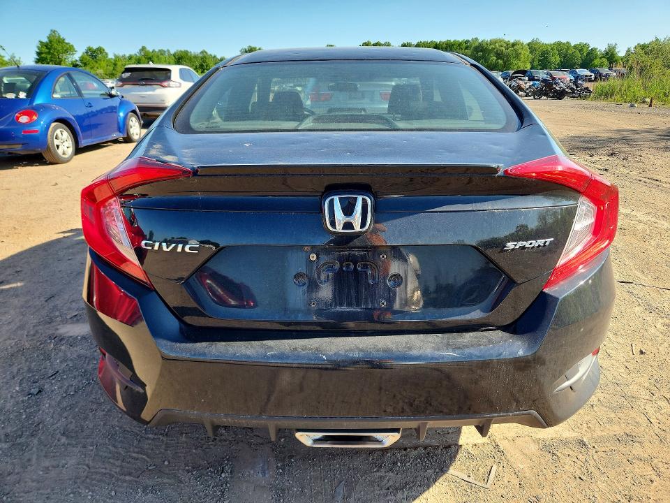 2021 Honda Civic VIN 2HGFC2F81MH536808 COPART salvage auction — HAIL, OH - CERT OF TITLE-SALVAGE, sold $8,000 on 2026-07-02 (photo 6)