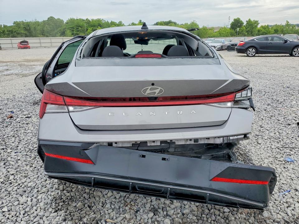 2025 Hyundai Elantra VIN KMHLS4DG7SU943113 COPART salvage auction — ROLLOVER, Al - Cert Of Title-Salvage Title, sold $2,450 on 2026-07-28 (photo 6)