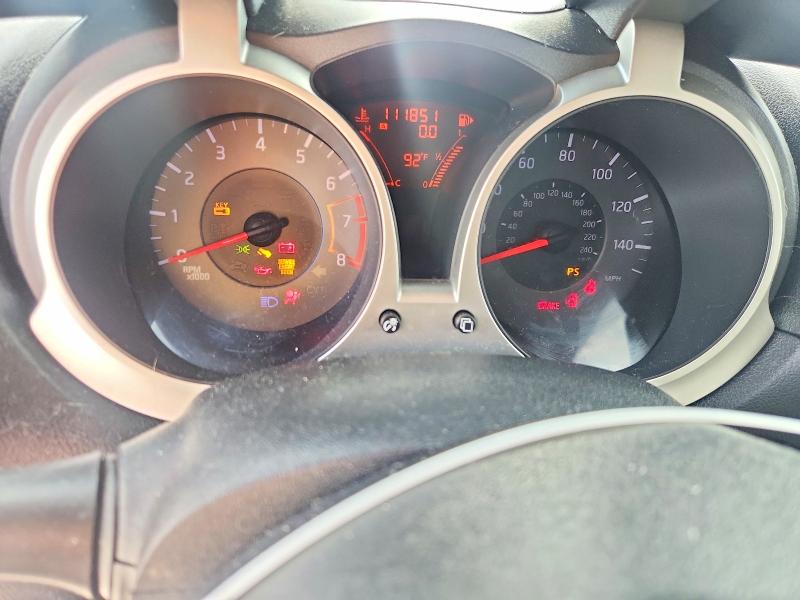 2012 Nissan Juke VIN JN8AF5MR9CT116555 COPART salvage auction — FRONT END, Tx - Salvage Vehicle Title, sold $150 on 2026-07-28 (photo 9)