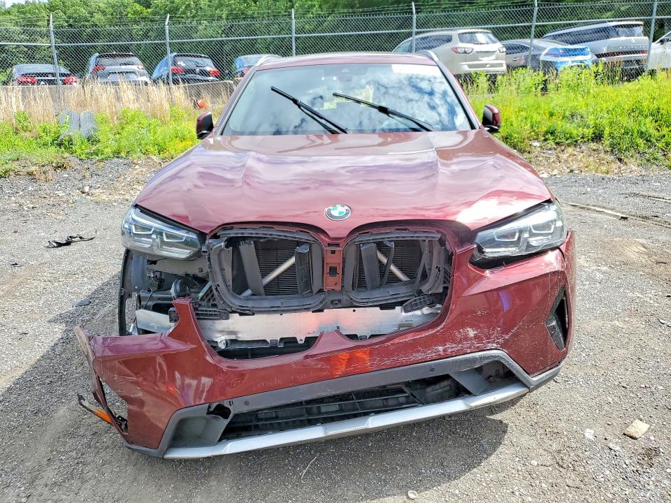 2022 BMW X3 VIN 5UX53DP03N9L62156 COPART salvage auction — REAR END, Md - Cert Of Salvage > 75% Damage, sold $5,600 on 2026-07-02 (photo 5)