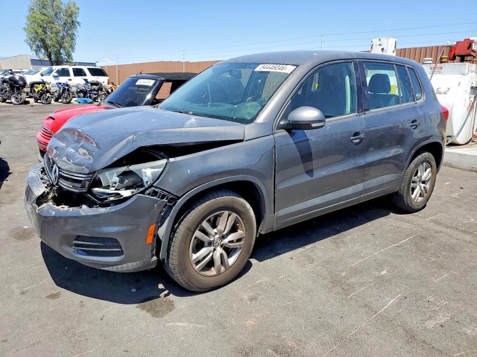 2012 Volkswagen Tiguan VIN WVGAV7AX7CW004750 COPART salvage auction — FRONT END, Mt - Certificate Of Title, sold $475 on 2026-07-07 (photo 1)
