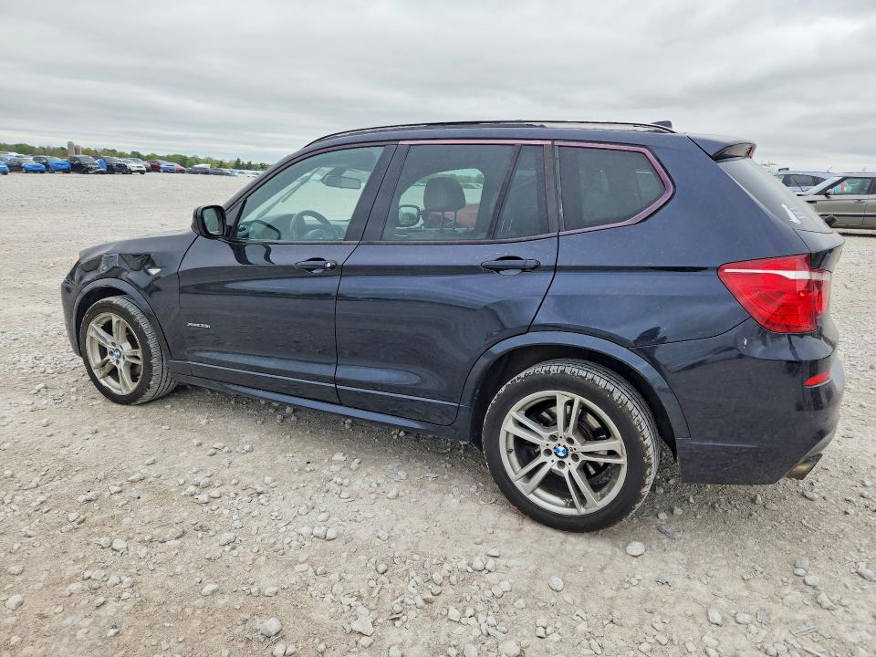 2011 BMW X3 VIN 5UXWX7C53BL732659 COPART salvage auction — FRONT END, Mi - Certificate Of Title, sold $1,300 on 2026-07-09 (photo 2)
