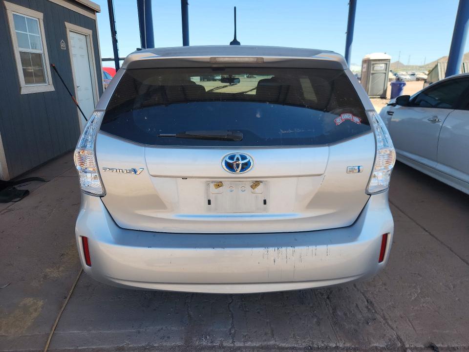 2014 Toyota Prius v VIN JTDZN3EU9EJ008654 COPART salvage auction — FRONT END, Az - Cert Of Title - Salvage, sold $1,600 on 2026-07-07 (photo 6)