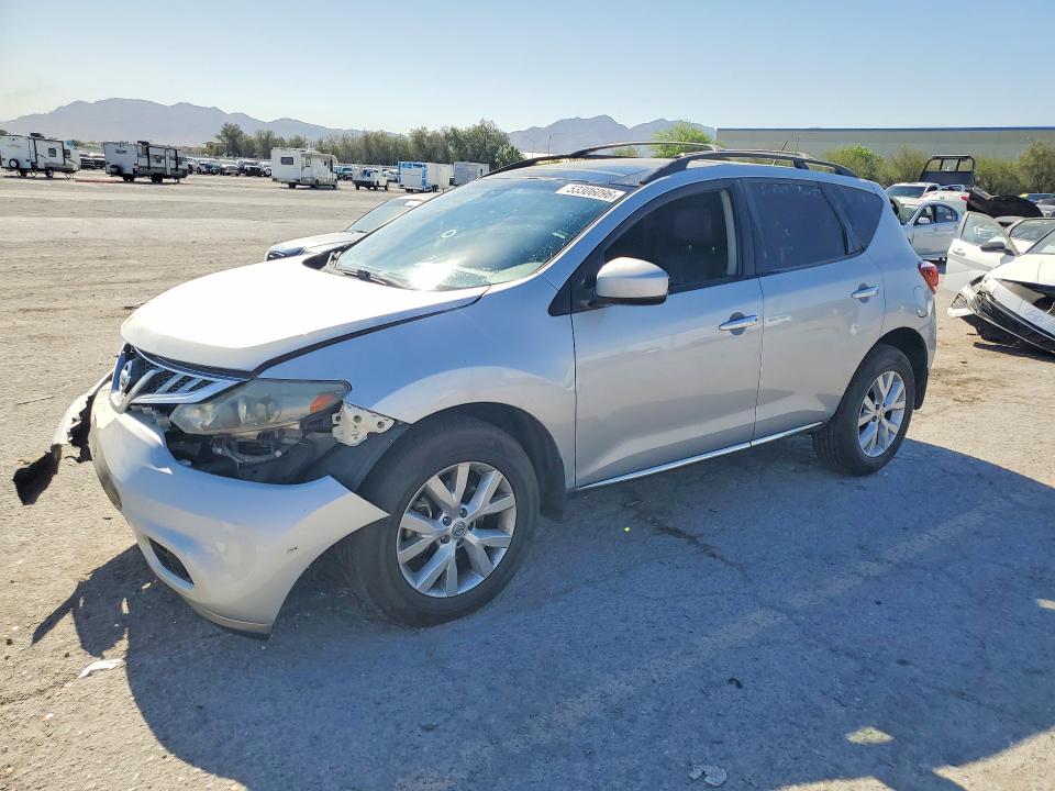 2014 Nissan Murano VIN JN8AZ1MW9EW503419 COPART salvage auction — FRONT END, NV - SALVAGE TITLE, sold $1,000 on 2026-07-16 (photo 1)