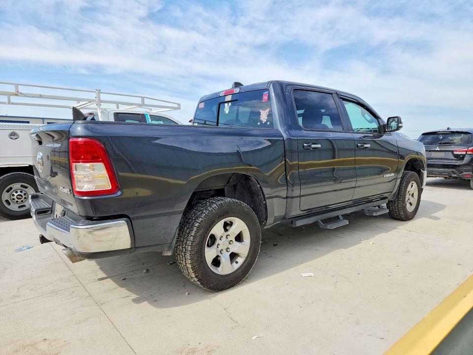 2019 Ram 1500 VIN 1C6SRFFT7KN849672 COPART salvage auction — HAIL, Tx - Certificate Of Title, sold $9,400 on 2026-07-31 (photo 3)