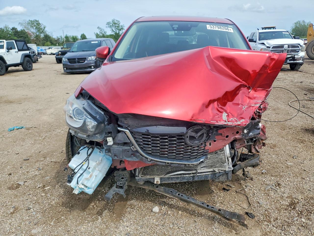 2015 Mazda CX-5 VIN JM3KE4DY6F0467554 COPART salvage auction — Front End, IL - SALVAGE CERTIFICATE, sold $925 on 2026-06-25 (photo 5)