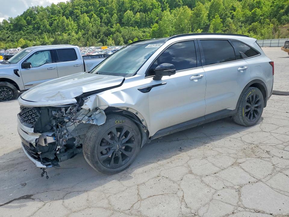 2022 Kia Sorento VIN 5XYRK4LFXNG086492 COPART salvage auction — FRONT END, Wv - Salvage Certificate, sold $175 on 2026-07-23 (photo 1)