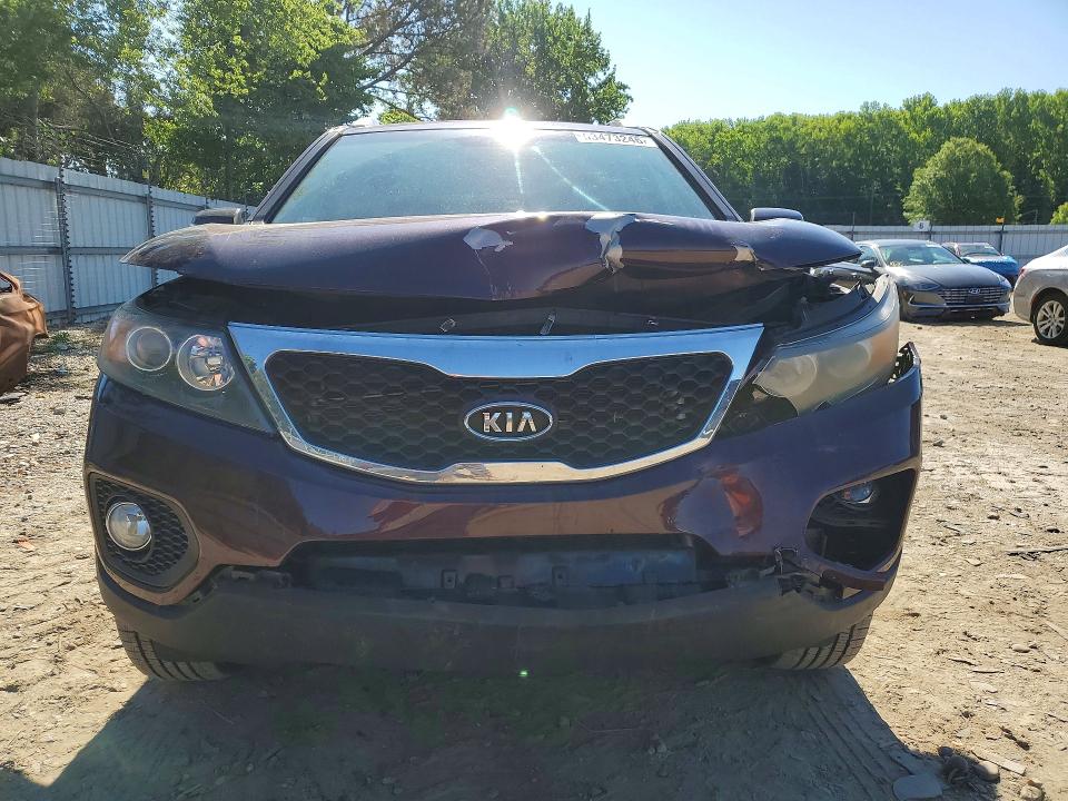 2012 Kia Sorento VIN 5XYKT3A63CG309027 COPART salvage auction — FRONT END, Va - Cert Of Title - Salvage, sold $1,400 on 2026-07-28 (photo 5)