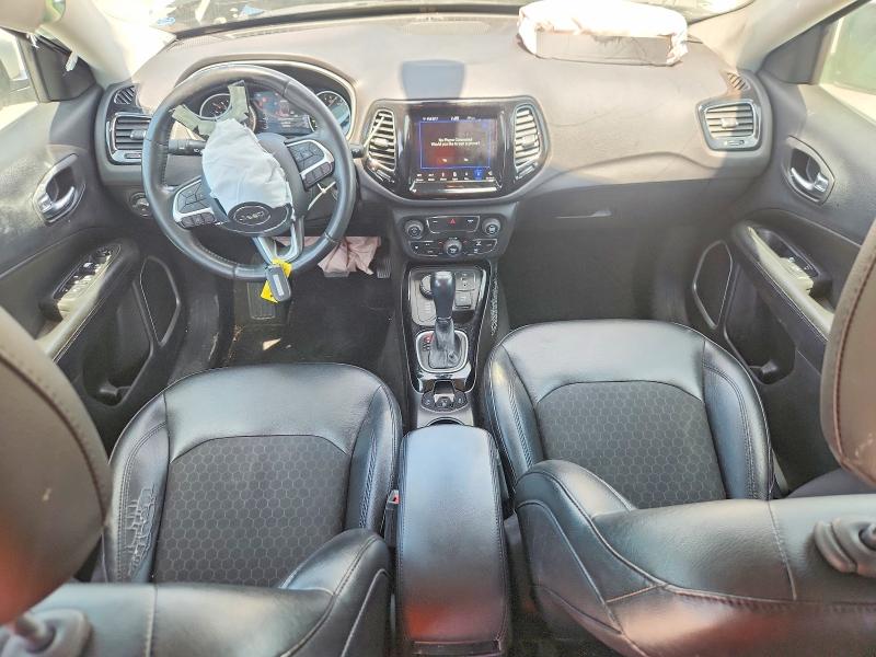 2018 Jeep Compass VIN 3C4NJDBB6JT394813 COPART salvage auction — FRONT END, Tx - Salvage Vehicle Title, sold $725 on 2026-07-02 (photo 8)