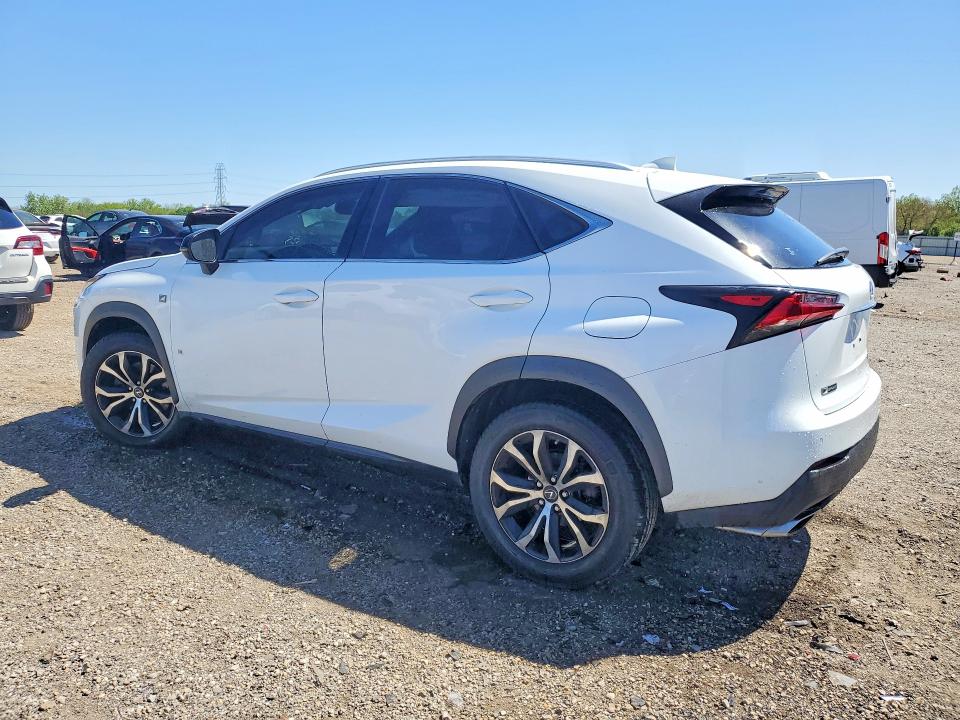 2017 Lexus Nx VIN JTJBARBZ1H2128766 COPART salvage auction — FRONT END, Il - Salvage Certificate, sold $8,400 on 2026-07-22 (photo 2)