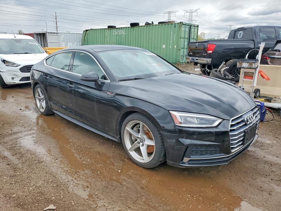 2018 Audi A5 VIN WAUENCF53JA084027 COPART salvage auction — ENGINE BURN, Il - Salvage Certificate, sold $7,900 on 2026-07-07 (photo 4)