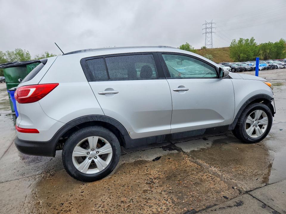 2013 Kia Sportage VIN KNDPB3A28D7430382 COPART salvage auction — FRONT END, Co - Public - Salvage Title, sold $300 on 2026-07-27 (photo 3)