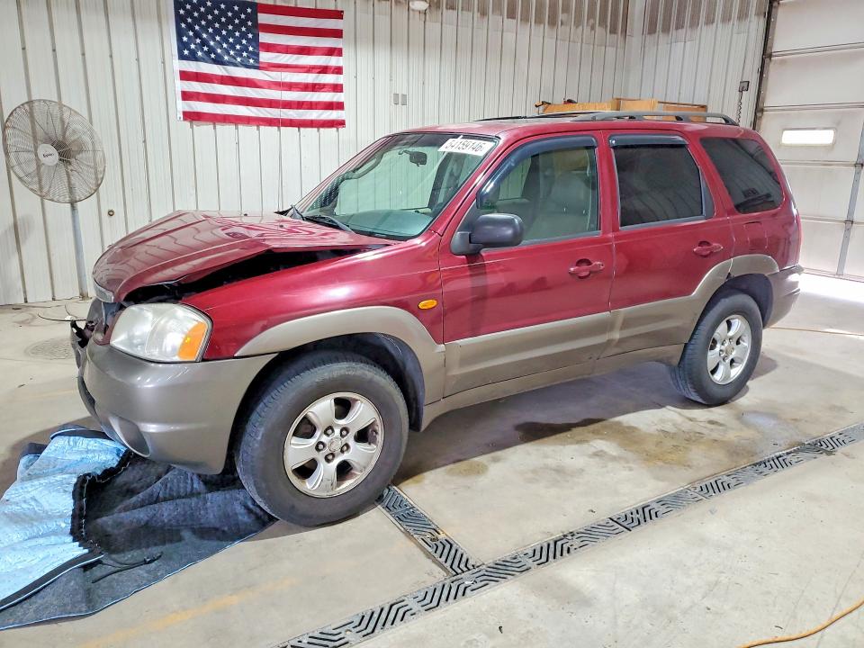 2004 Mazda Tribute VIN 4F2CZ06104KM30396 COPART salvage auction — FRONT END, MD - CERT OF SALVAGE > 75% DAMAGE, sold $300 on 2026-07-02 (photo 1)