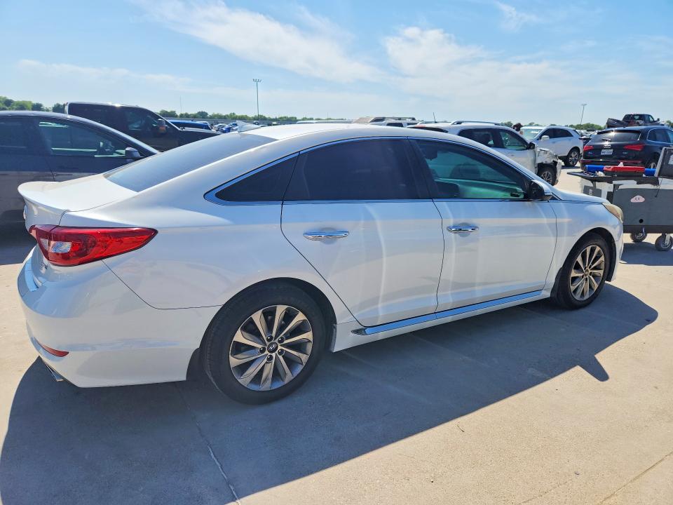 2017 Hyundai VIN 5NPE34AF1HH474092 COPART salvage auction — HAIL, Tx - Certificate Of Title, sold $675 on 2026-07-09 (photo 3)