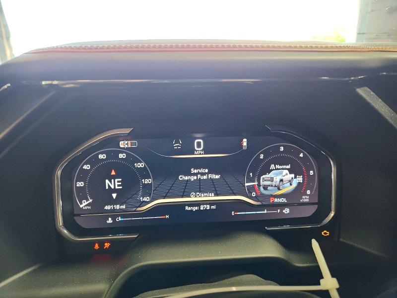 2024 Gmc SIERRA VIN 1GT49PEY5RF117520 COPART salvage auction — FRONT END, Or - Salvage Title Certificate, sold $29,500 on 2026-07-30 (photo 9)